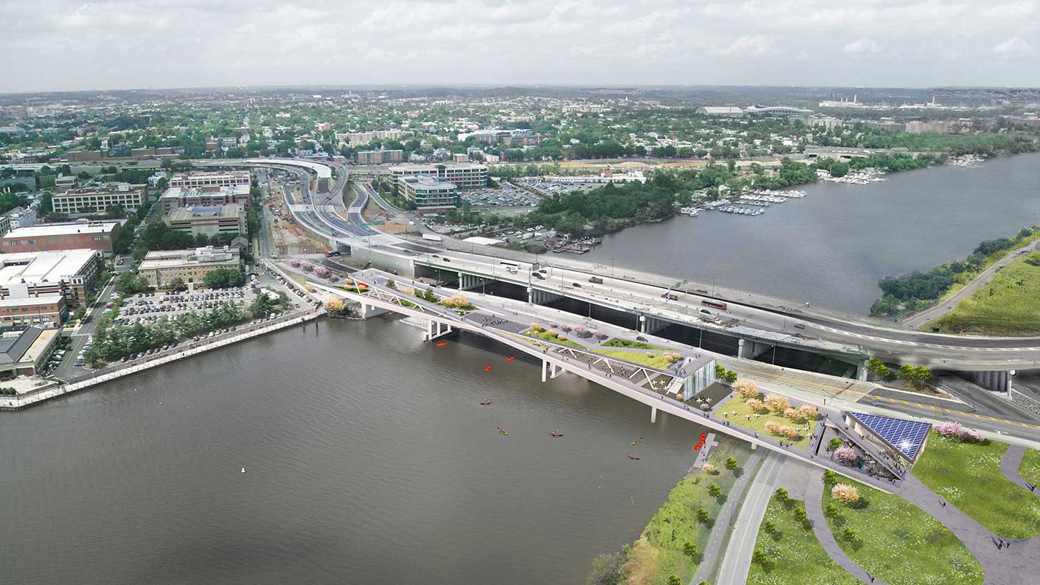 11th Street Bridge Aerial View